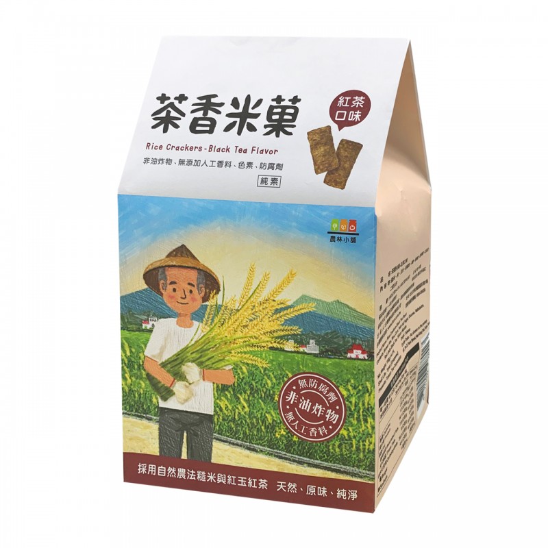  農林小舖-茶香米菓(紅玉紅茶)